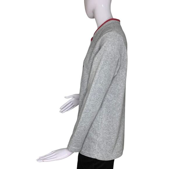 Croft & Barrow Sport Christmas Sweatshirt Top Size Small Gray Snowman Ap… - Picture 3 of 10